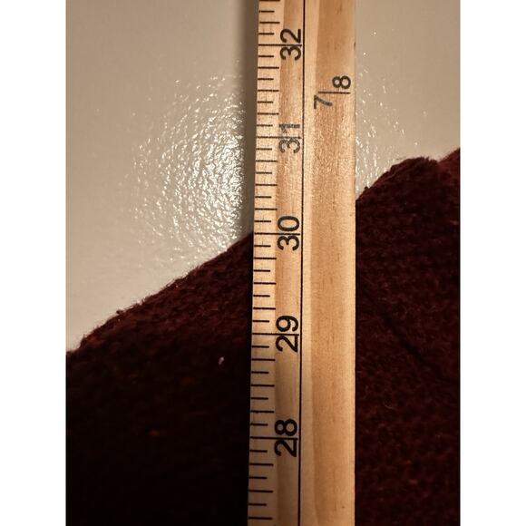 Vintage American Eagle Maroon Hoodie Mens Sz S Oversized Y2k 90s Boho Skater - Picture 4 of 6